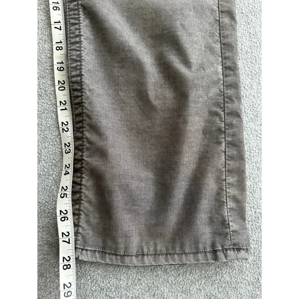 Y2K True Religion Bobby Corduroy Jeans 33 Regular Straight Gray Flap Pocket